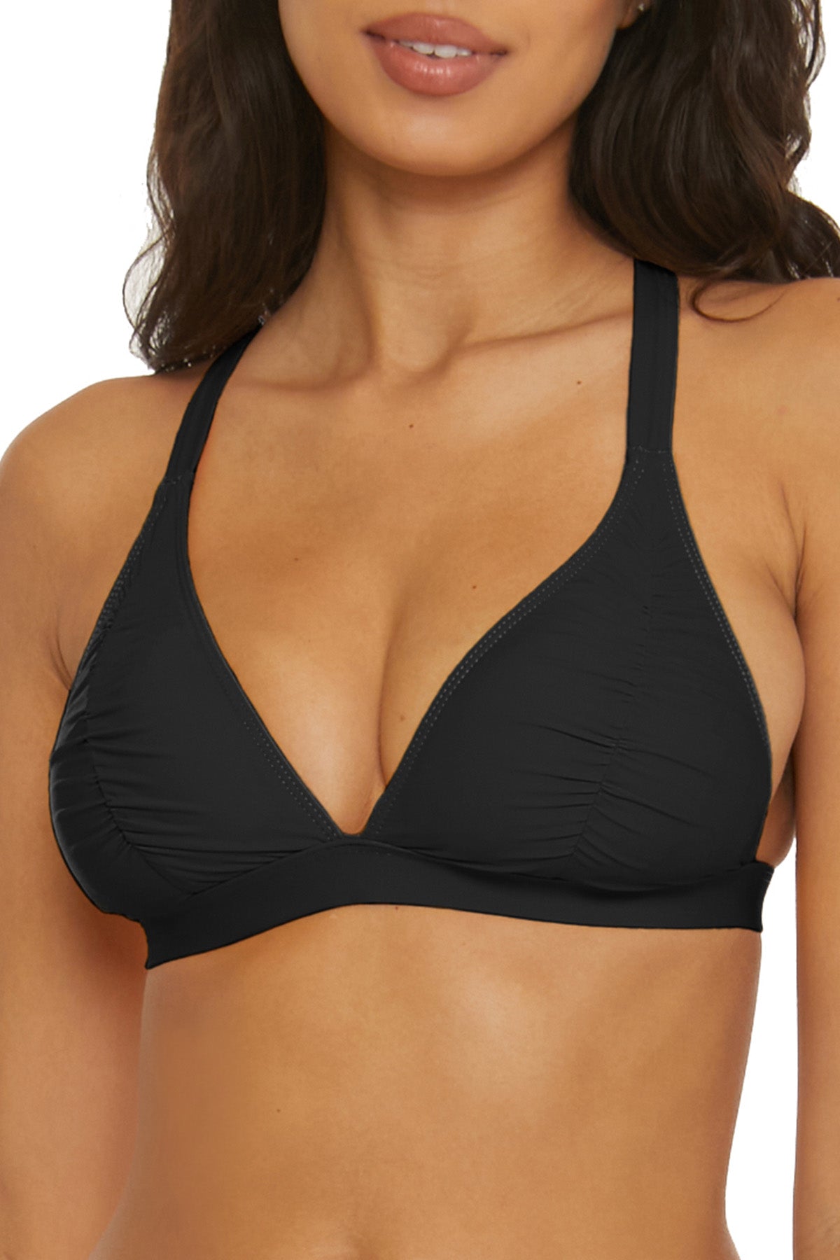 SHIRR EFFECT HALTER