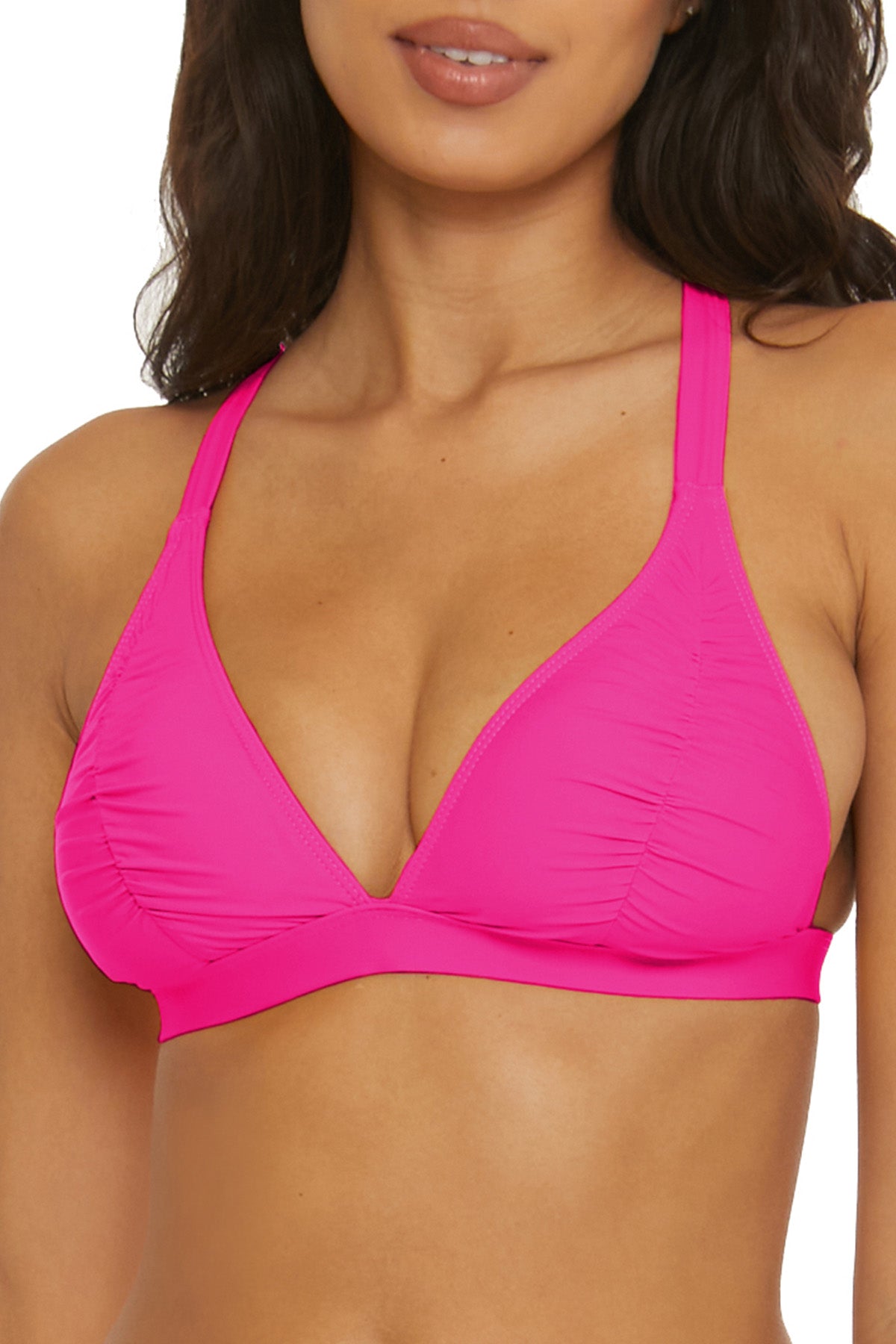 SHIRR EFFECT HALTER
