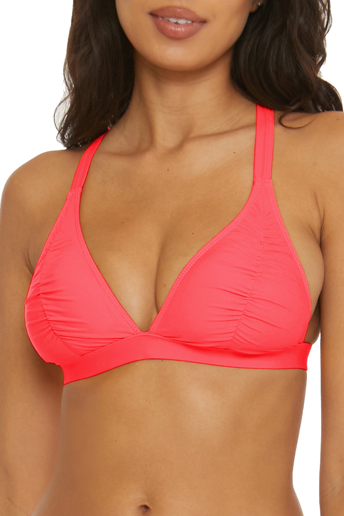 SHIRR EFFECT HALTER