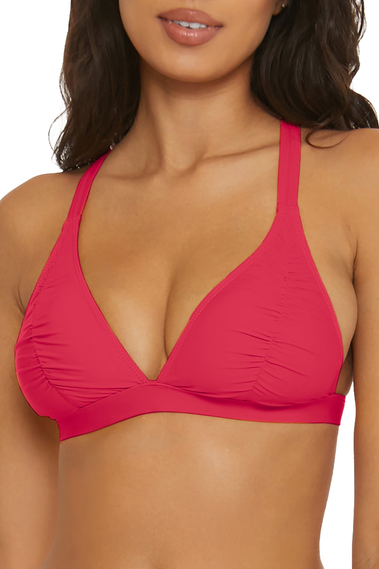 SHIRR EFFECT HALTER