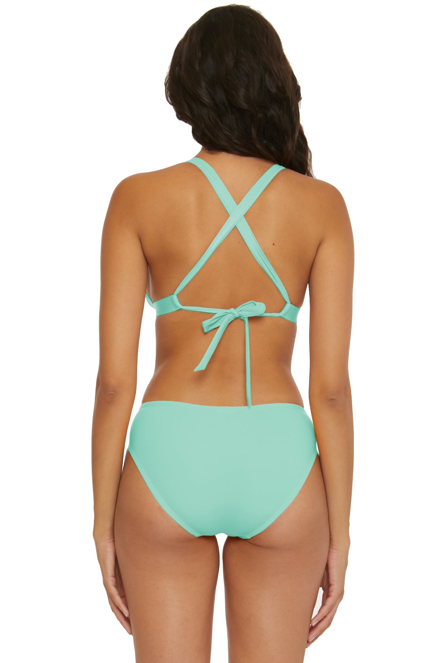 SHIRR EFFECT HALTER
