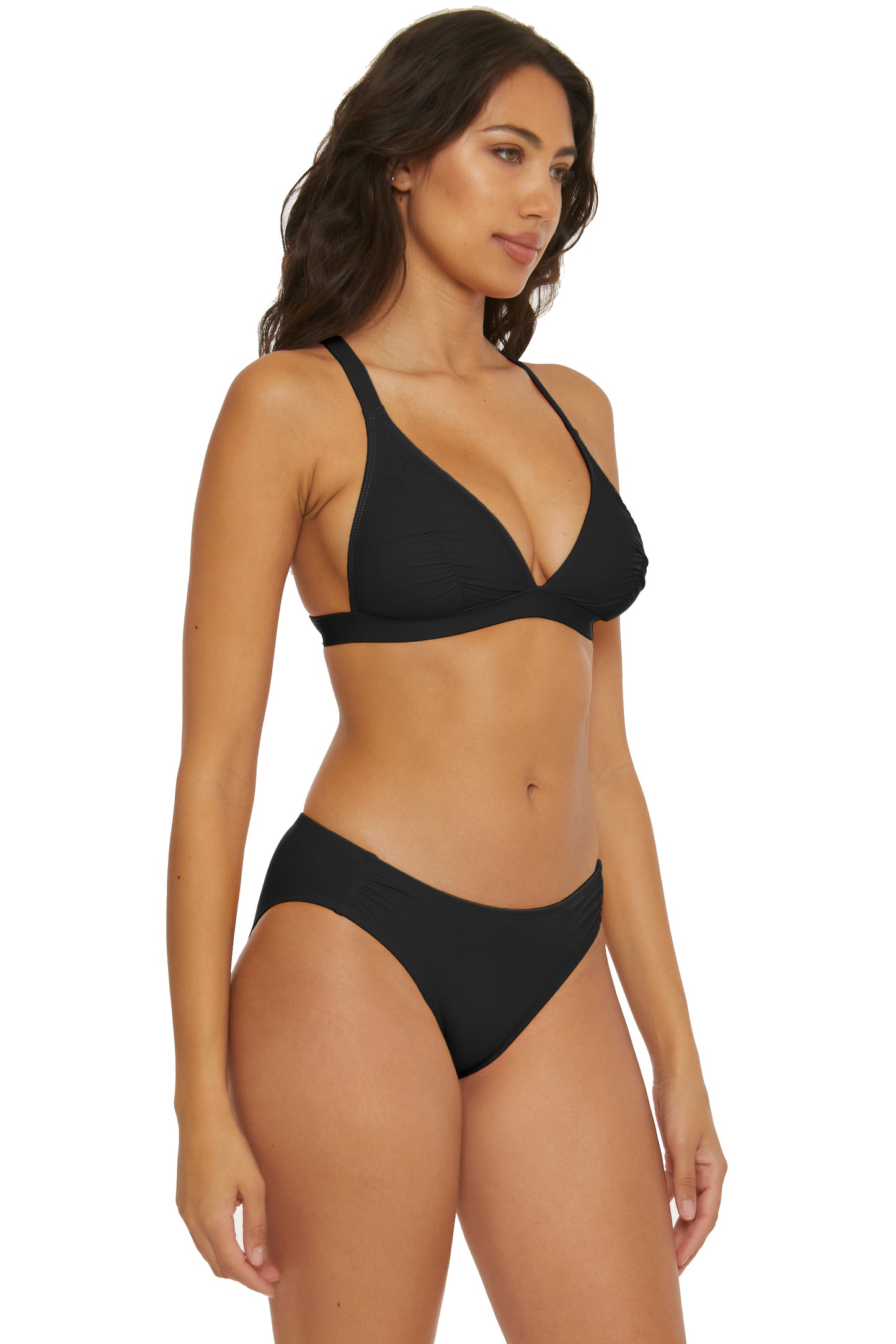SHIRR EFFECT HALTER