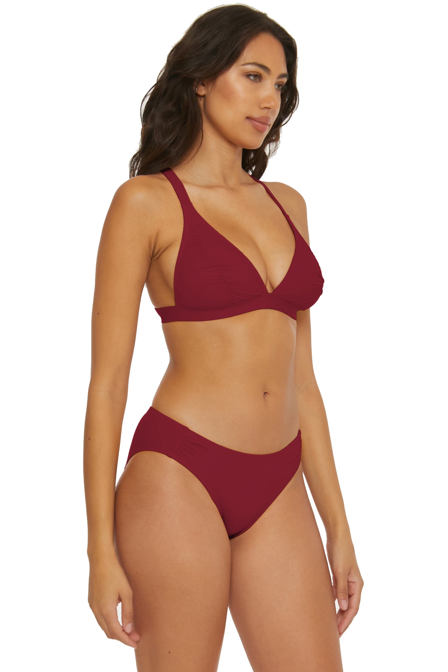 SHIRR EFFECT HALTER