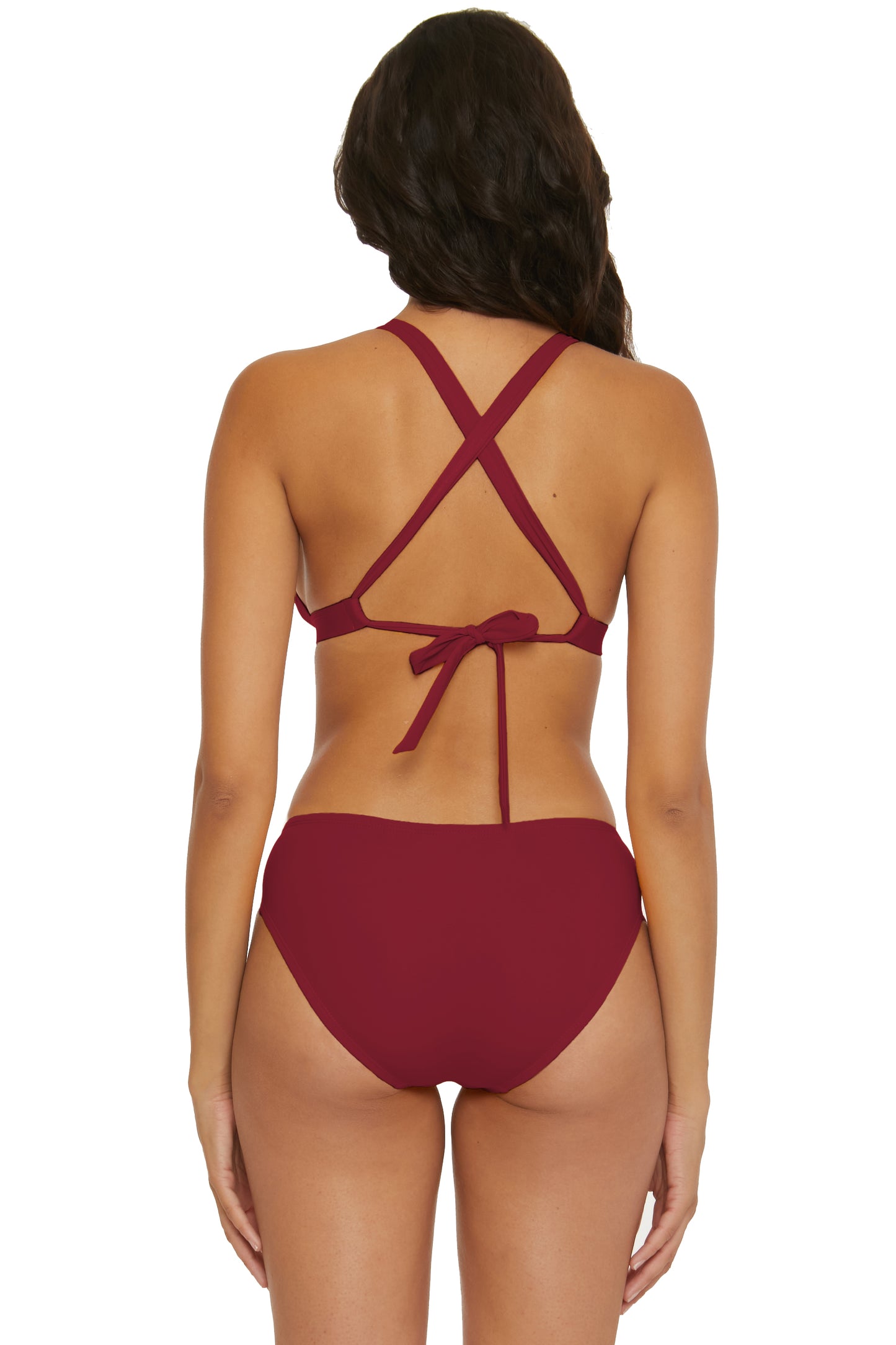 SHIRR EFFECT HALTER