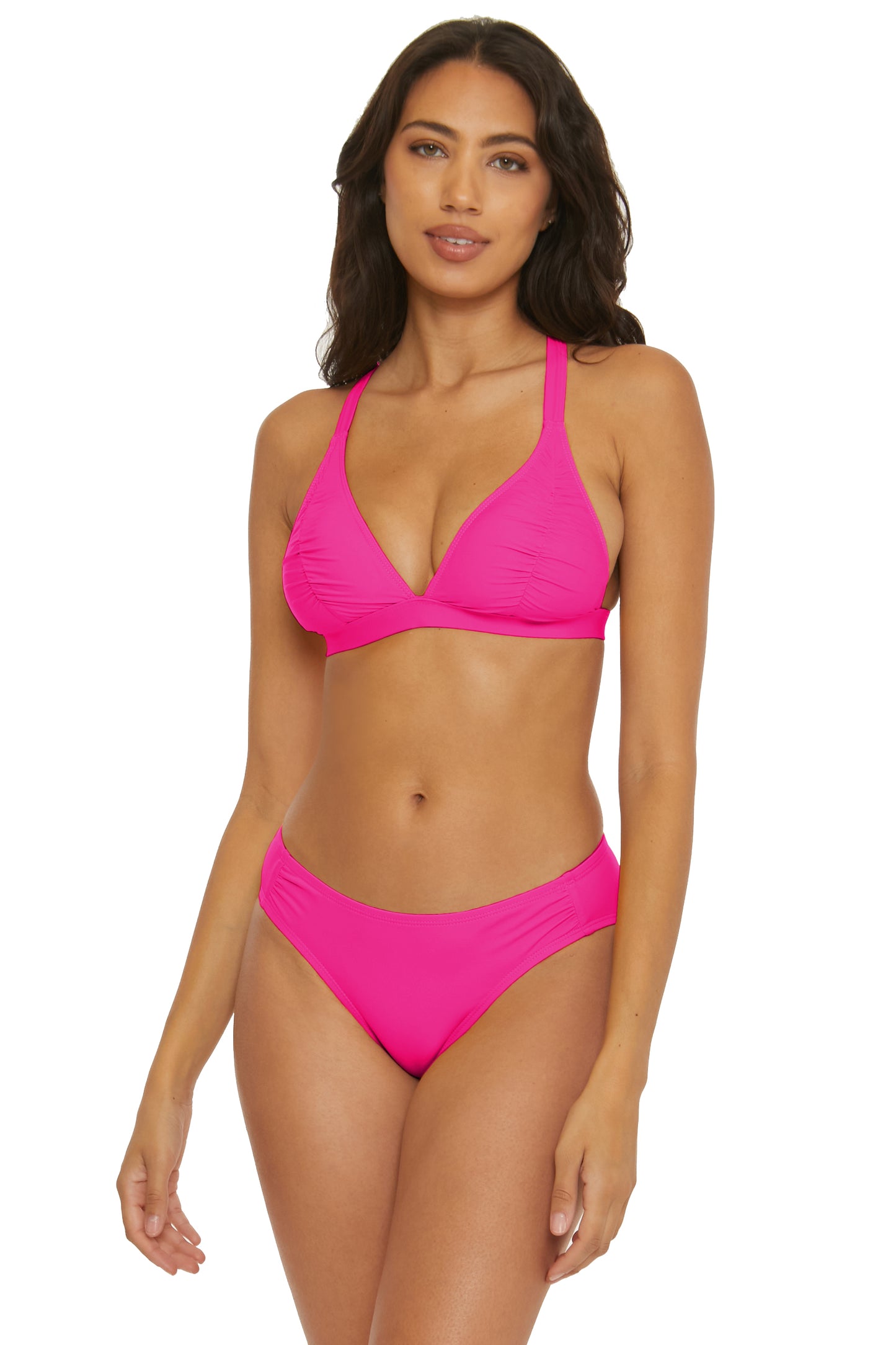 SHIRR EFFECT HALTER