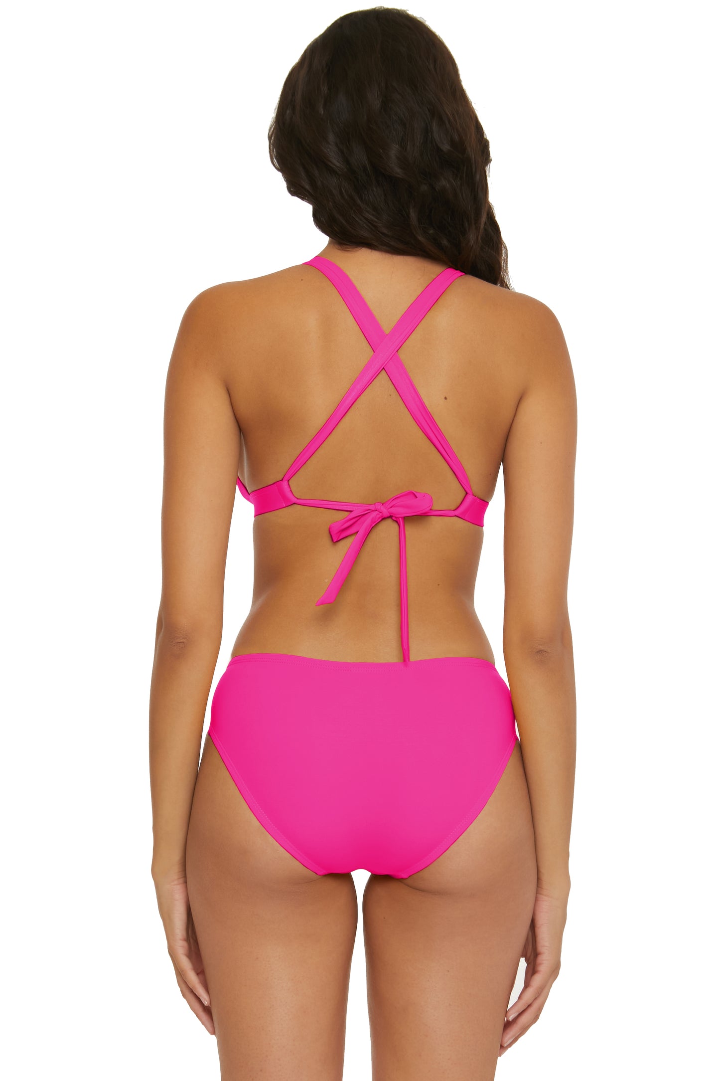 SHIRR EFFECT HALTER