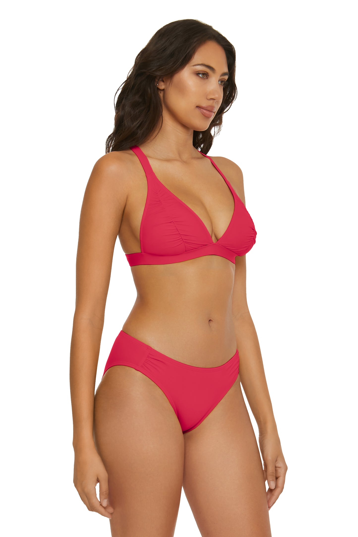 SHIRR EFFECT HALTER