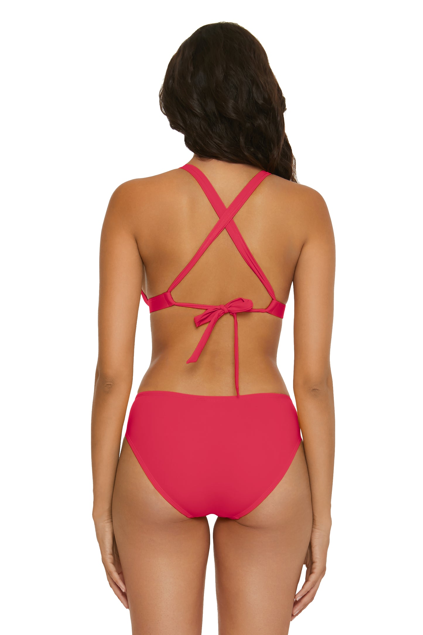SHIRR EFFECT HALTER
