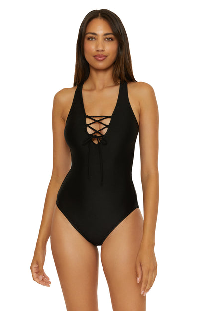 LACE-UP ONE PIECE