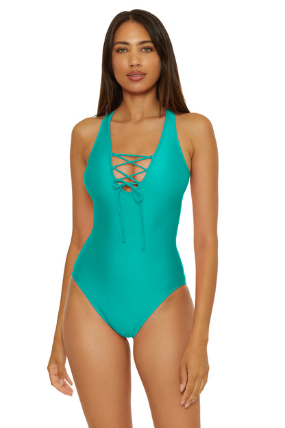 LACE-UP ONE PIECE