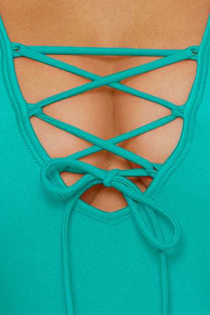 LACE-UP ONE PIECE