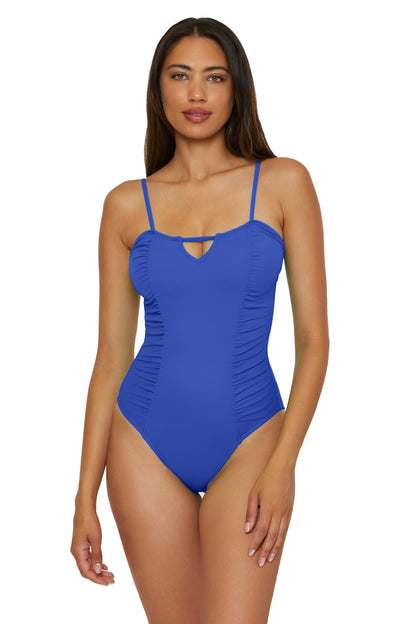 SHIRRED ONE PIECE